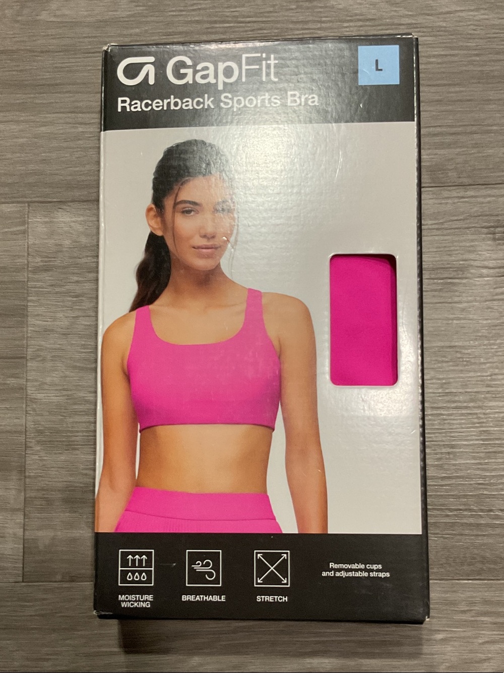 GAP Hot Pink Racerback Sports Bra